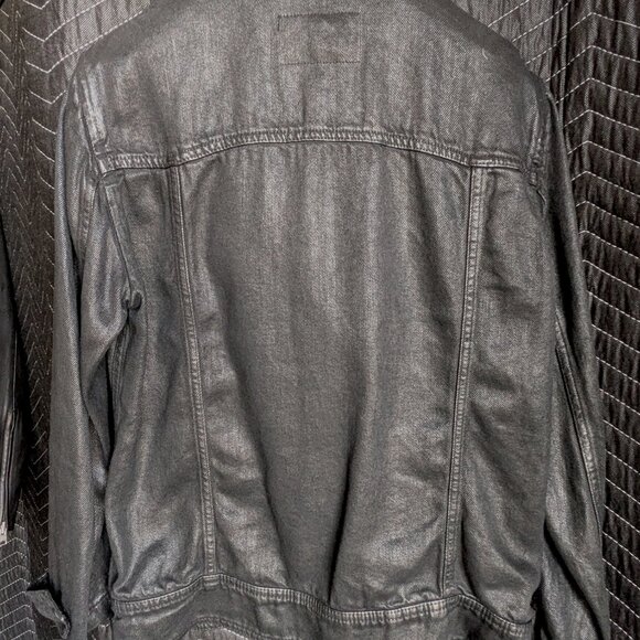 All Saints Black Jean Jacket - Picture 10 of 16